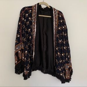 Free People Slouchy Boho Cardigan